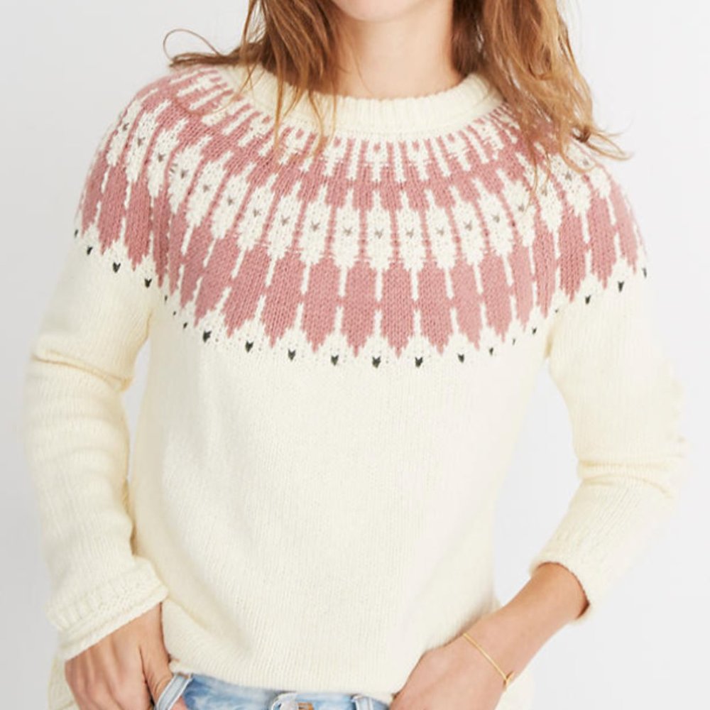 Fair Isle Pullover Sweater